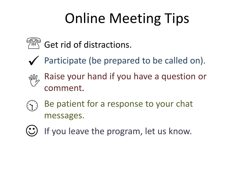 online meeting tips