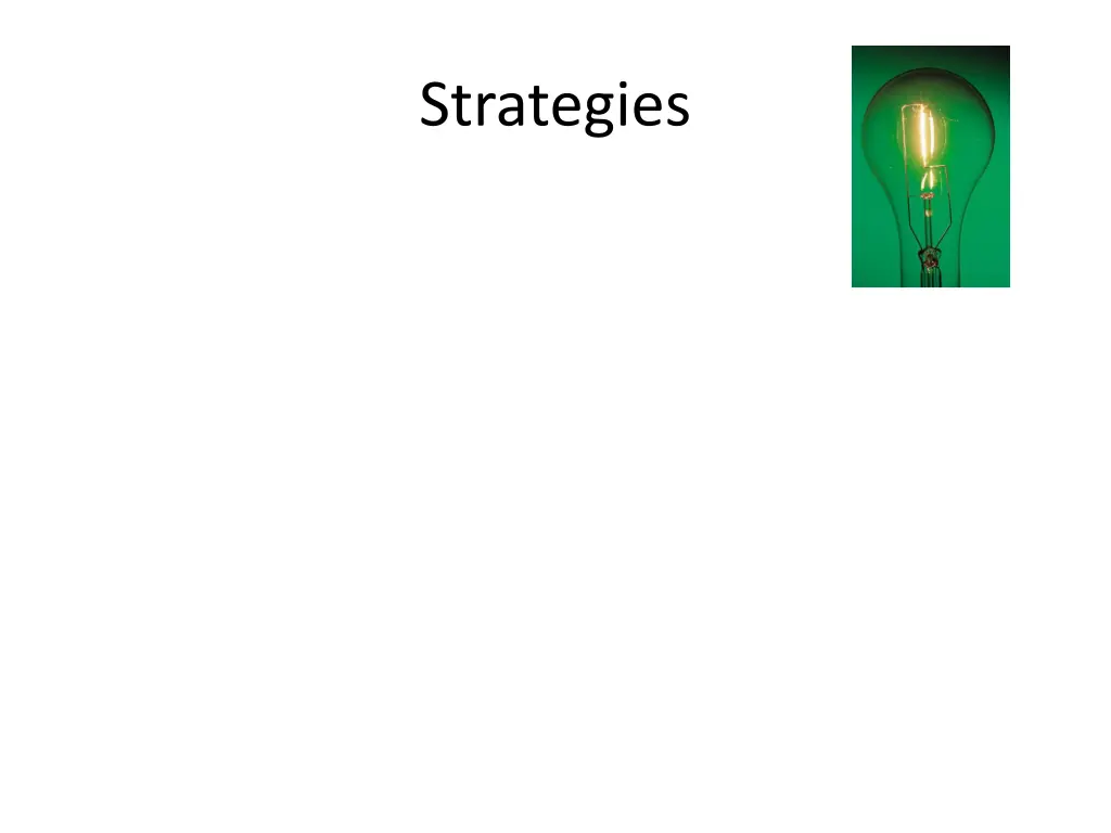 strategies