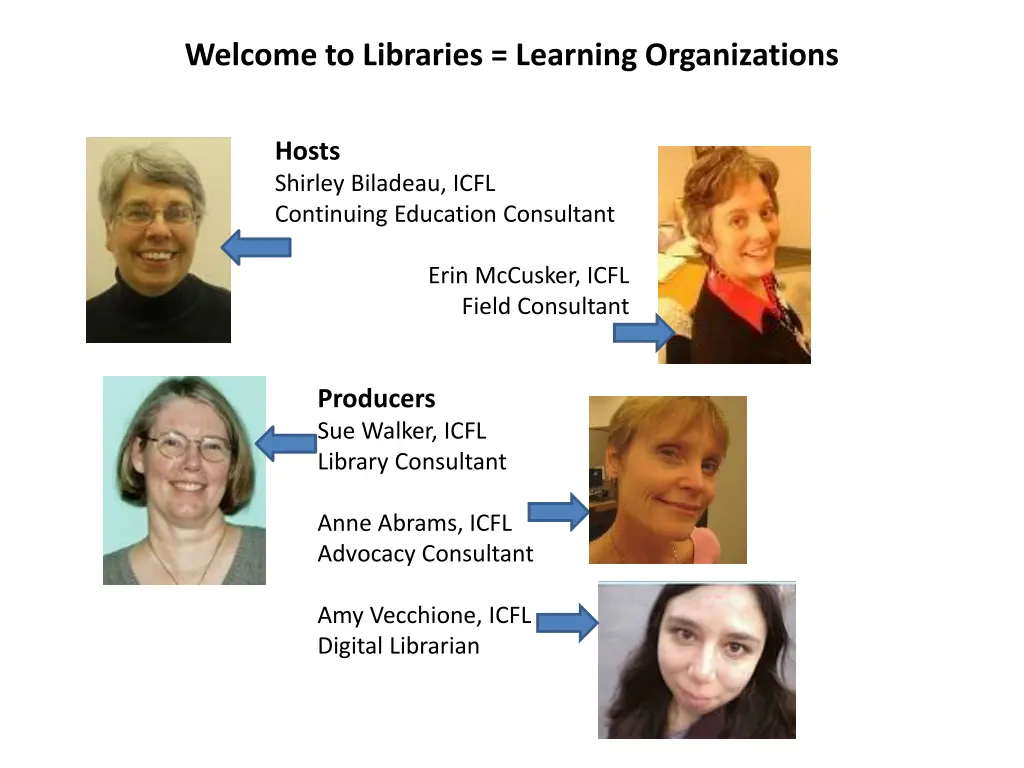 welcome to libraries learning organizations