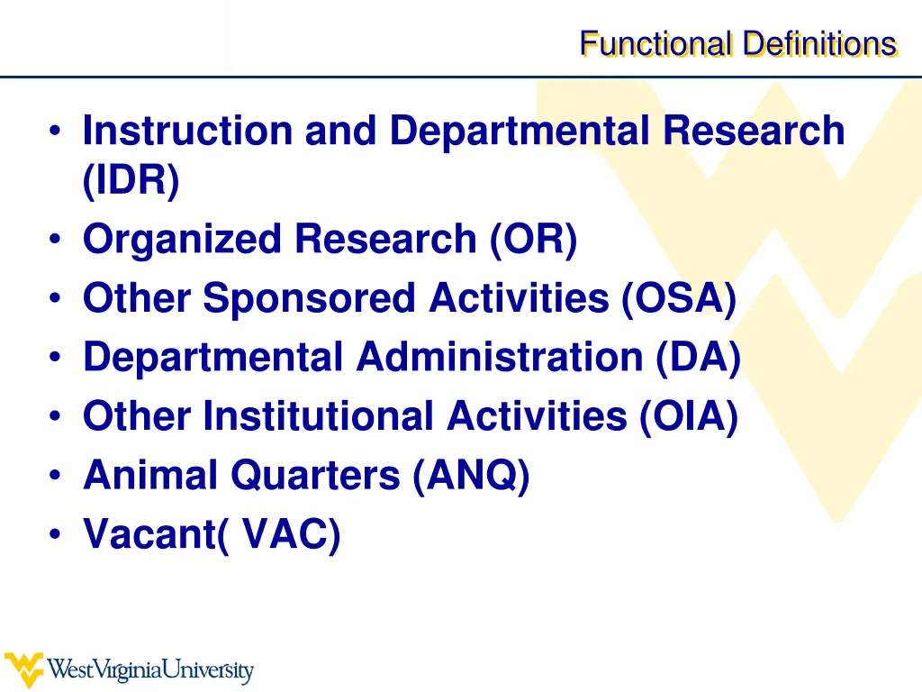 functional definitions