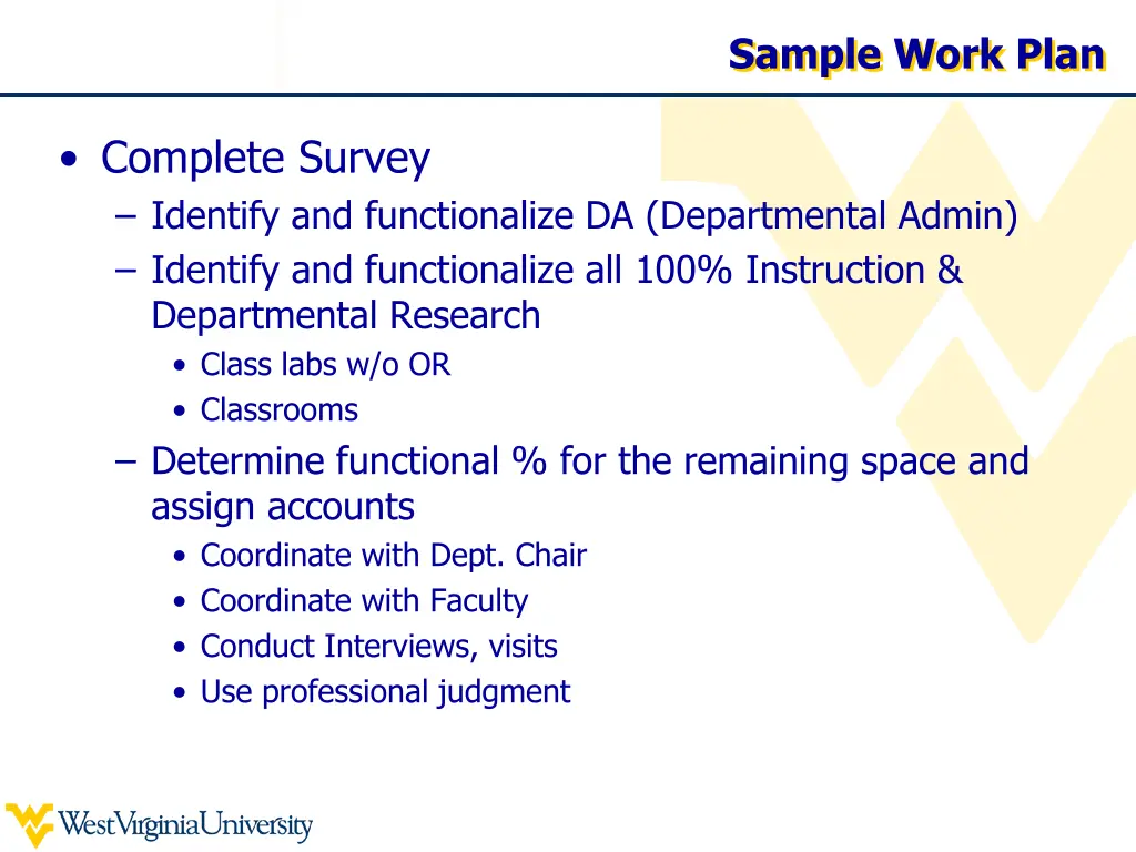 sample work plan 1