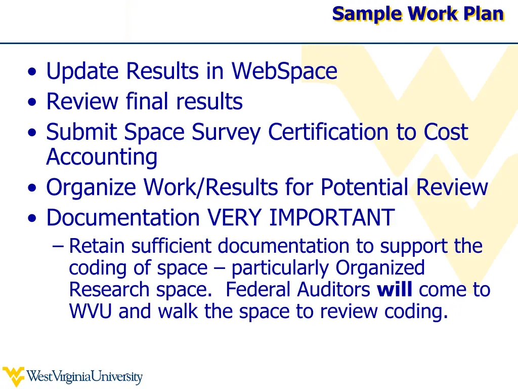 sample work plan 2