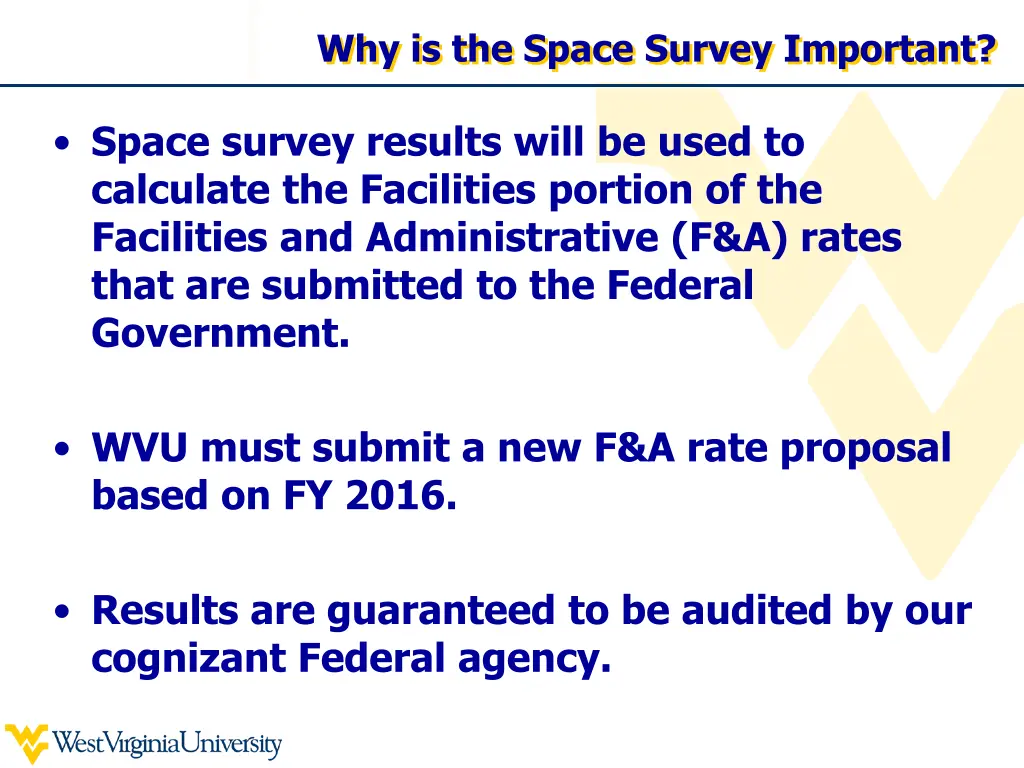 why is the space survey important