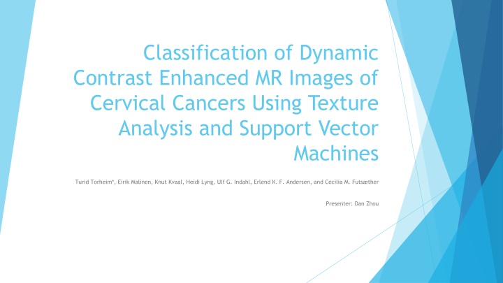 classification of dynamic contrast enhanced
