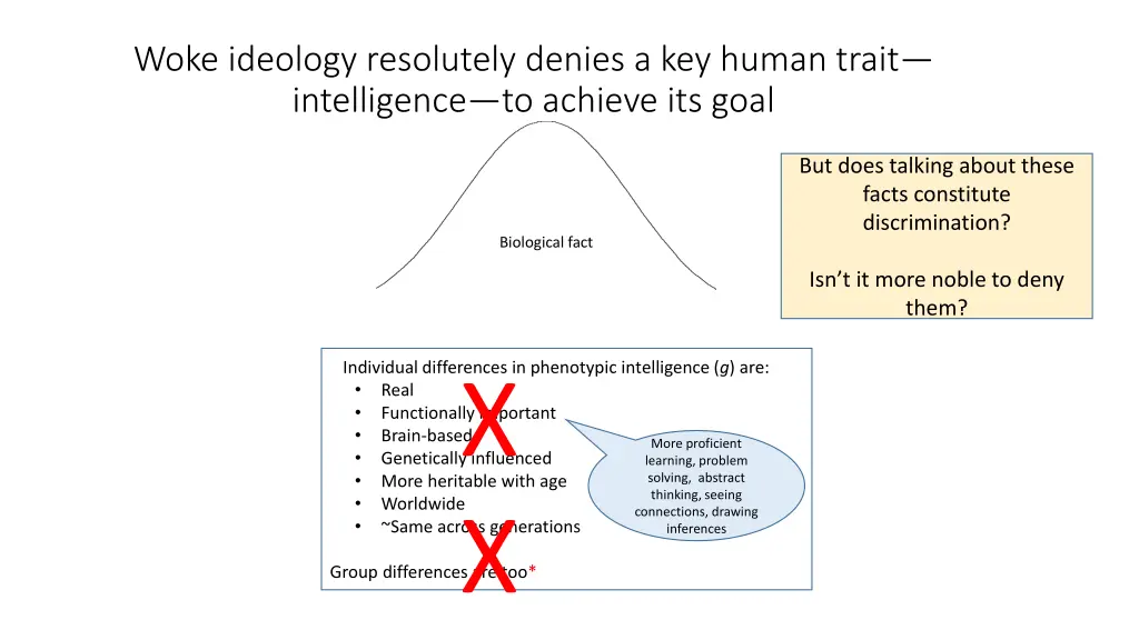 woke ideology resolutely denies a key human trait