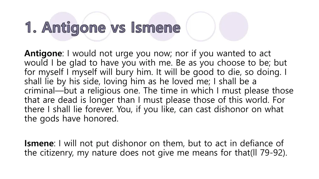 1 antigone vs ismene