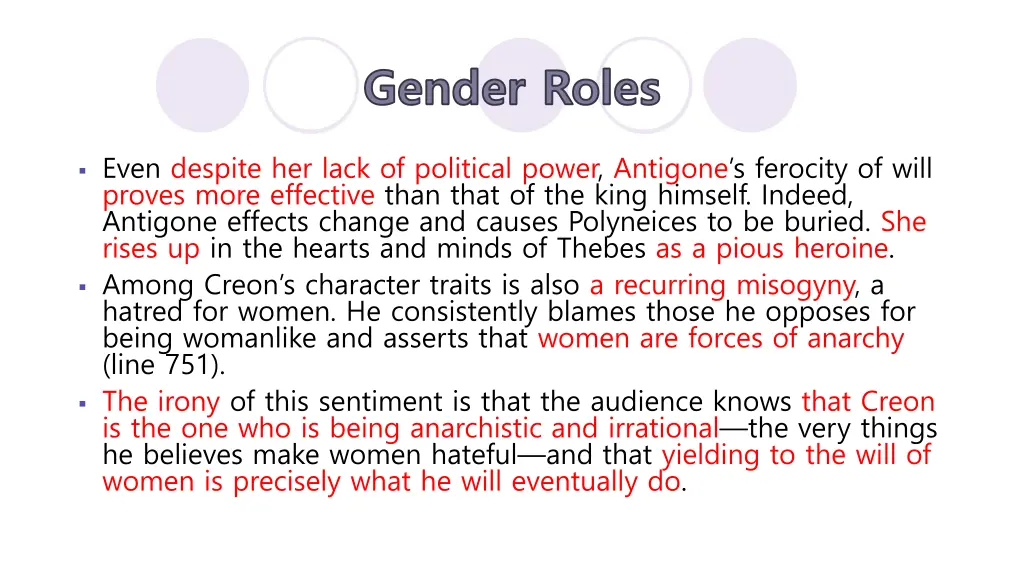 gender roles