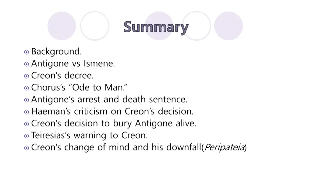 summary