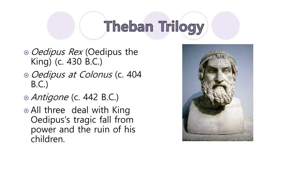 theban trilogy
