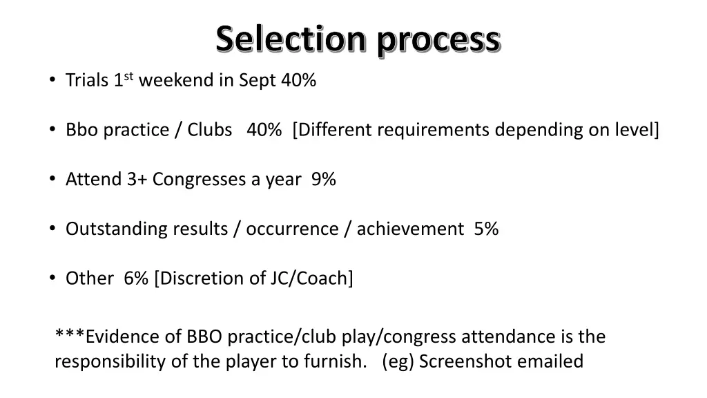 selection process 1