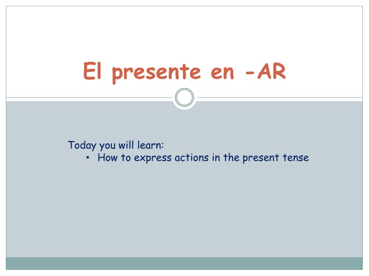 el presente en ar