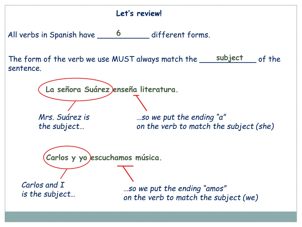 let s review 1