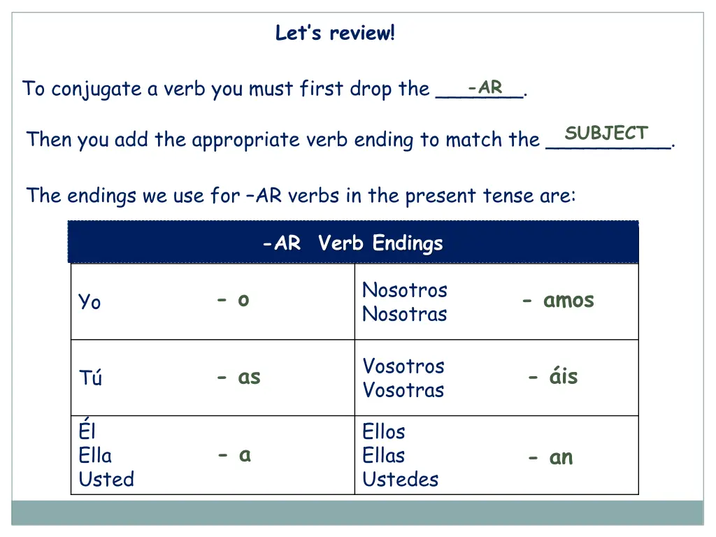 let s review 2