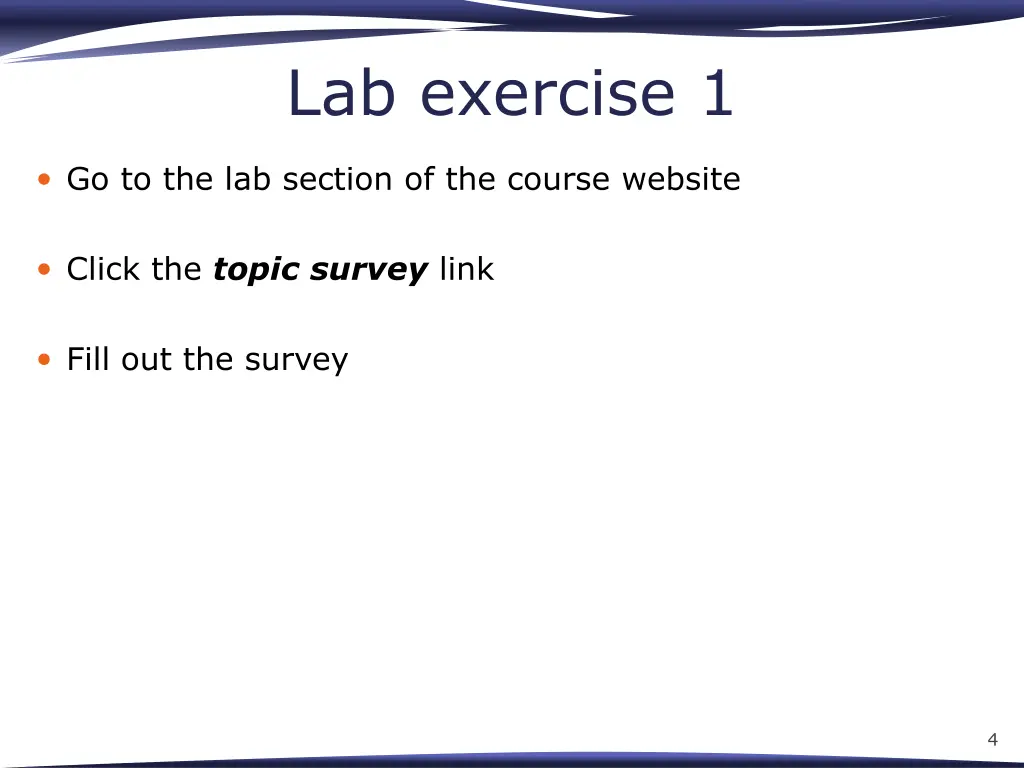 lab exercise 1