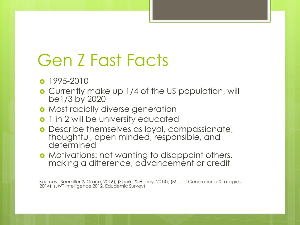 gen z fast facts