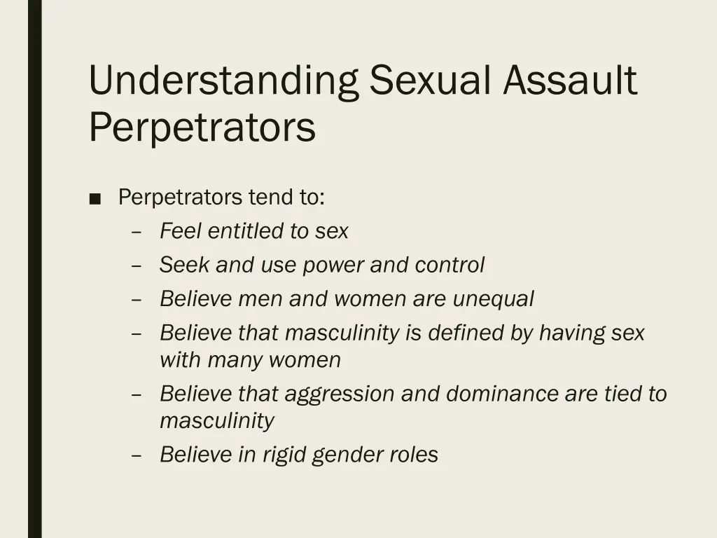 understanding sexual assault perpetrators 2