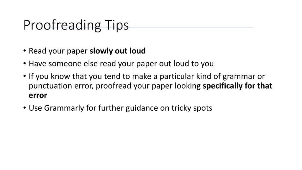 proofreading tips
