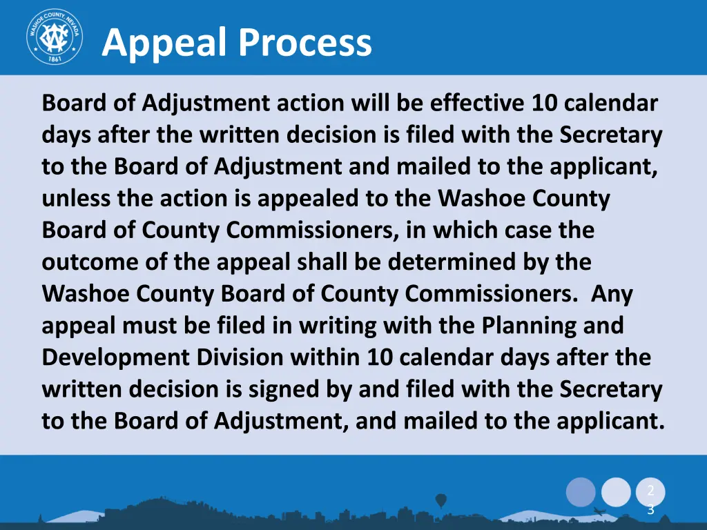 appeal process