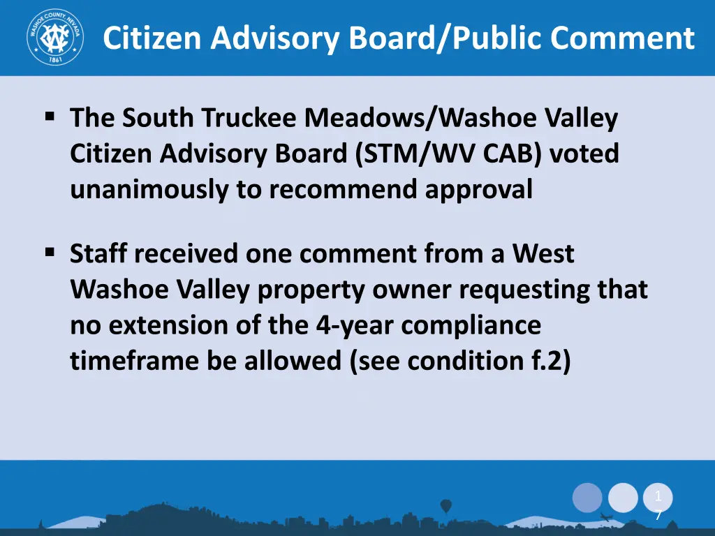 citizen advisory board public comment