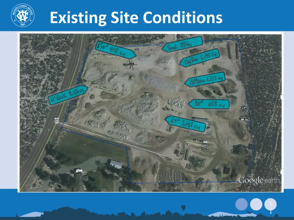 existing site conditions