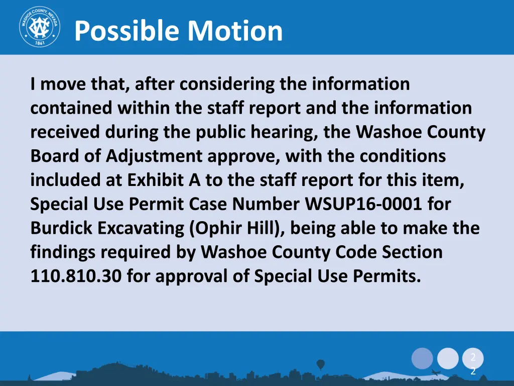 possible motion