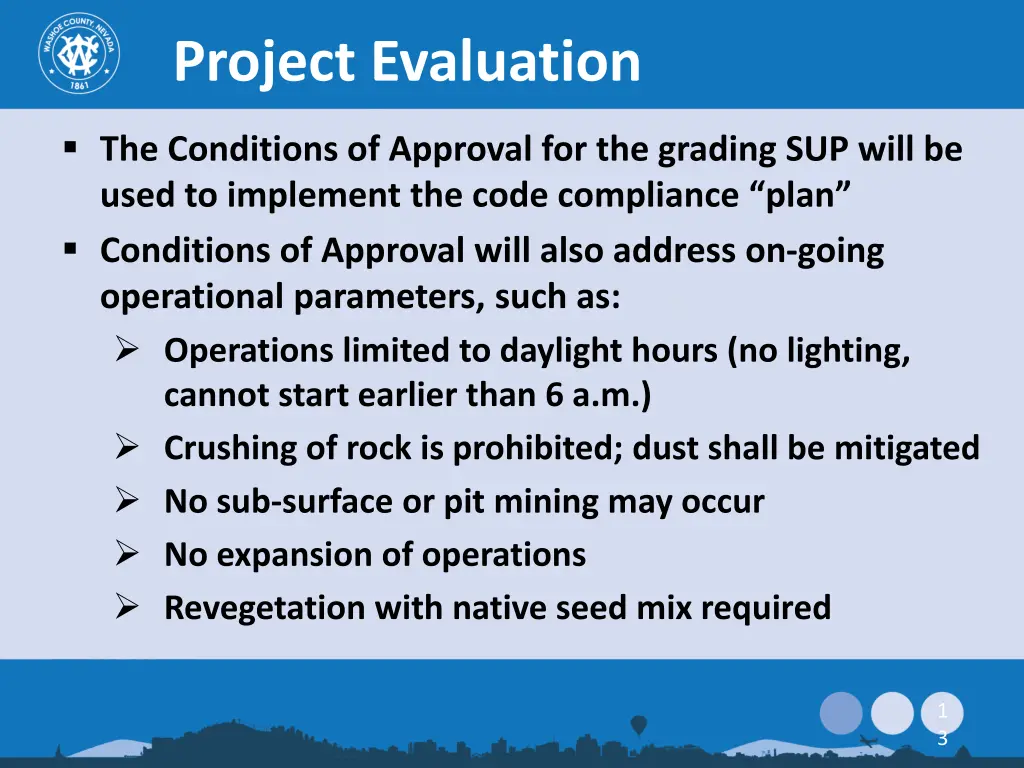 project evaluation