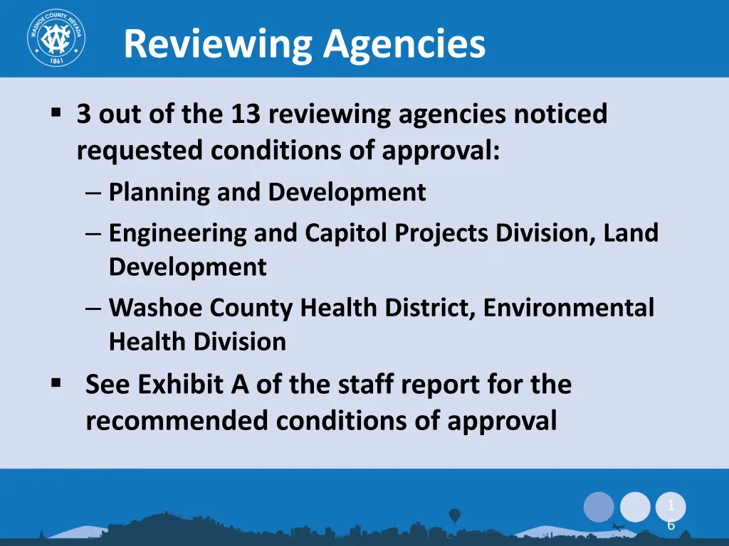 reviewing agencies