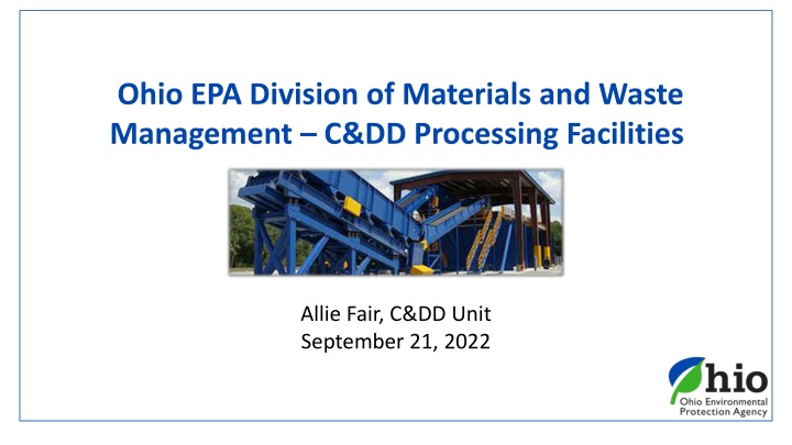 ohio epa division of materials and waste