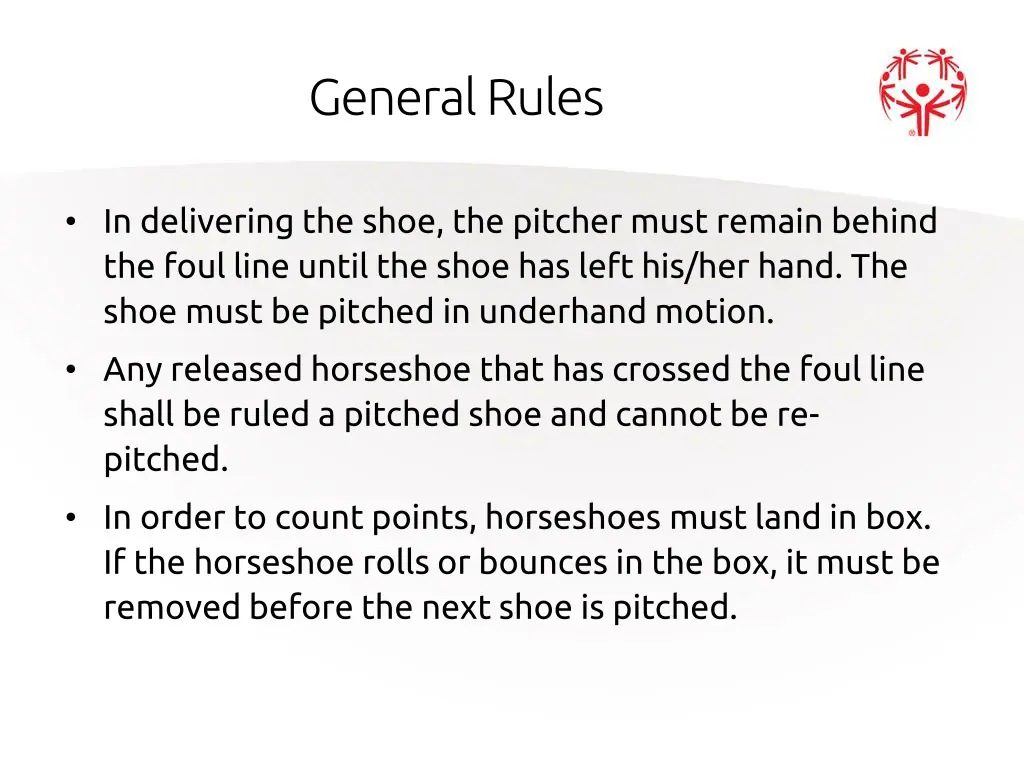 general rules 1