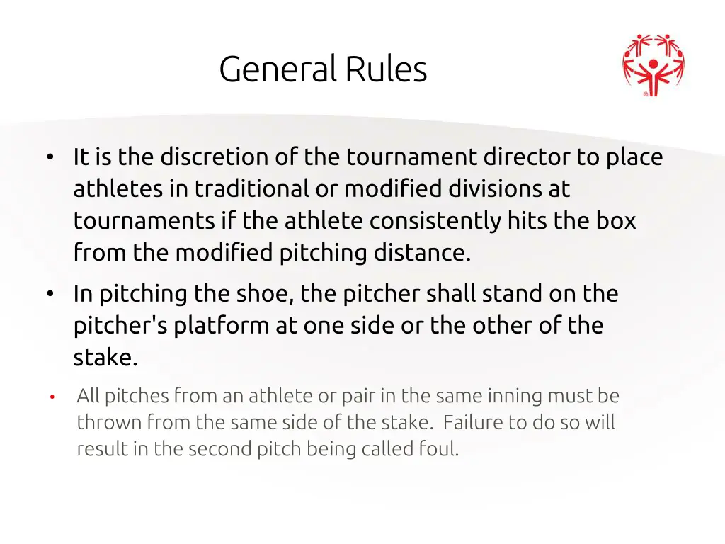 general rules