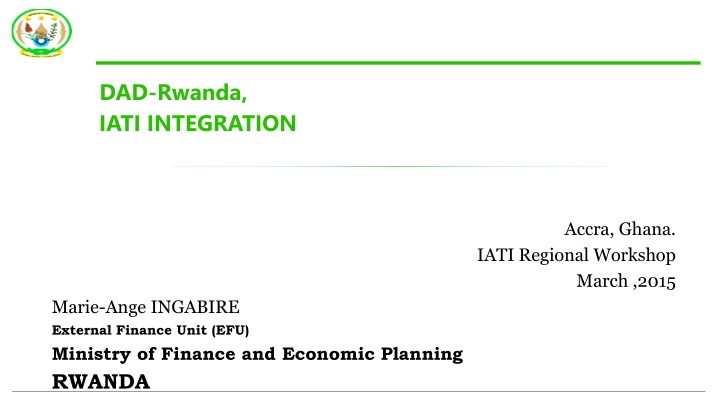 dad rwanda iati integration
