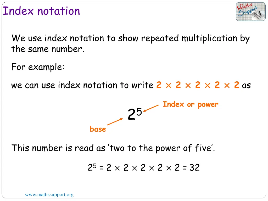 index notation