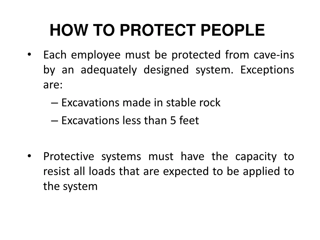 how to protect people
