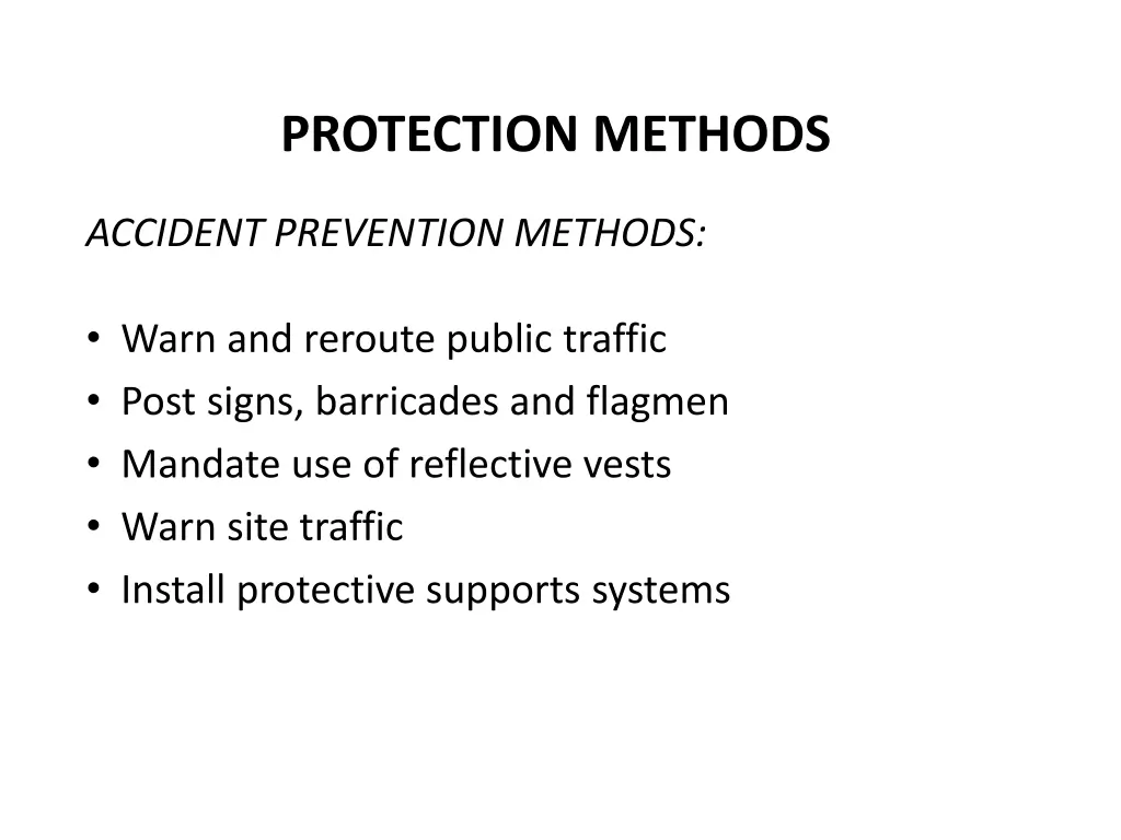 protection methods