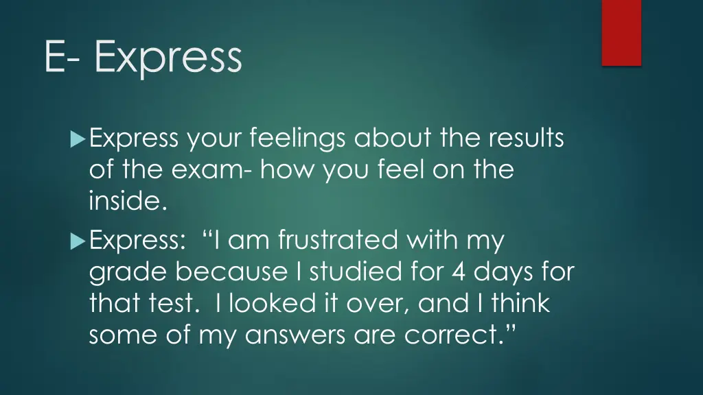 e express