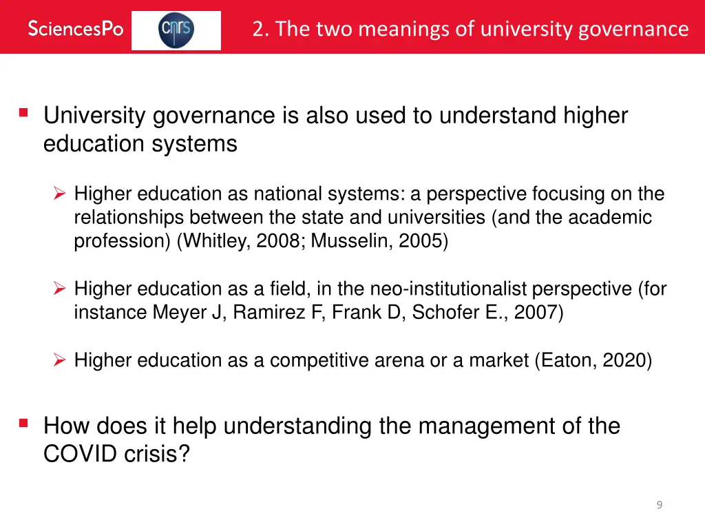 2 the two meanings of university governance 2