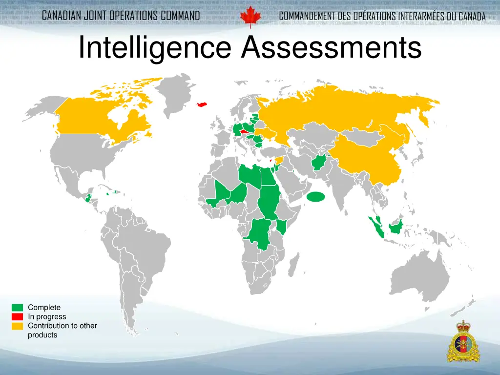 intelligence assessments