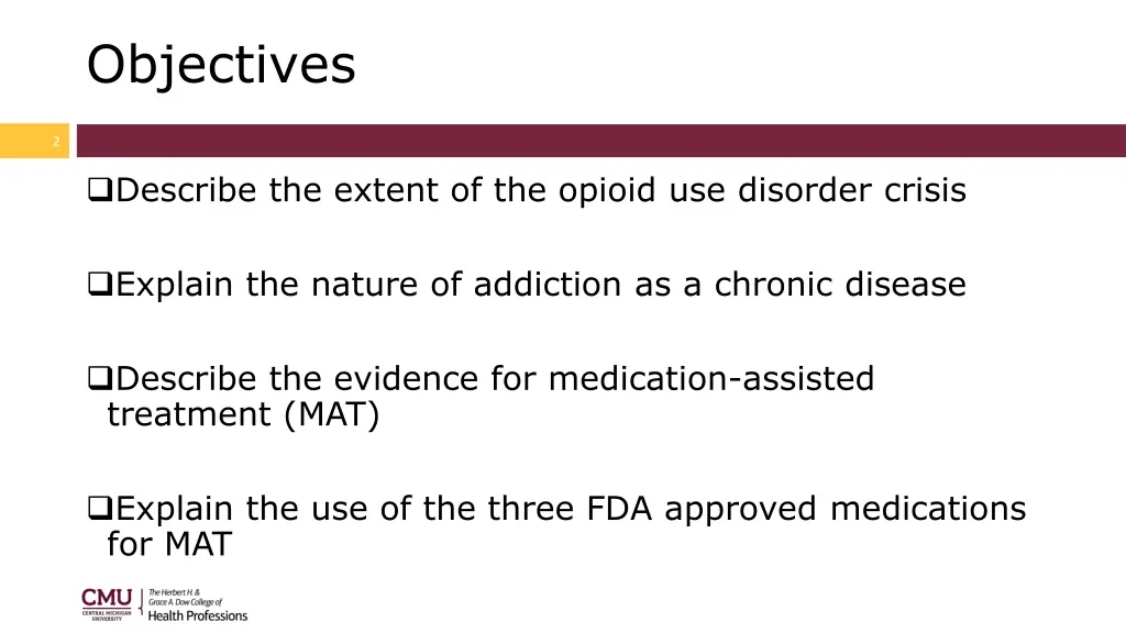 objectives