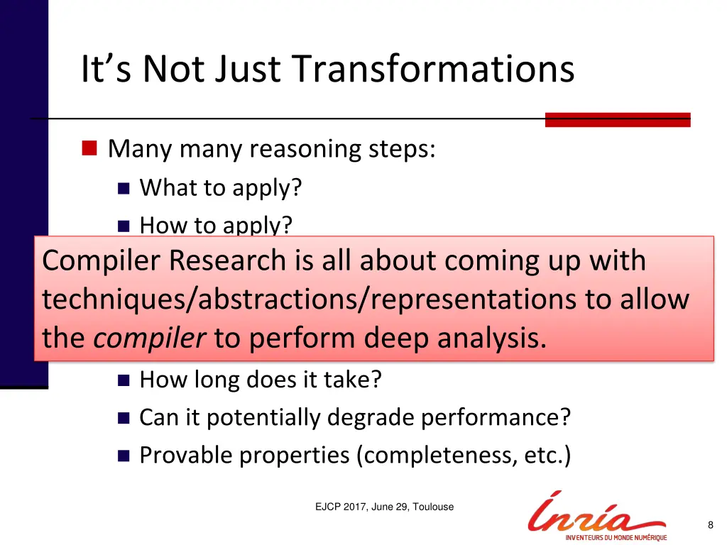 it s not just transformations