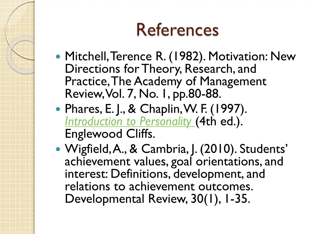 references