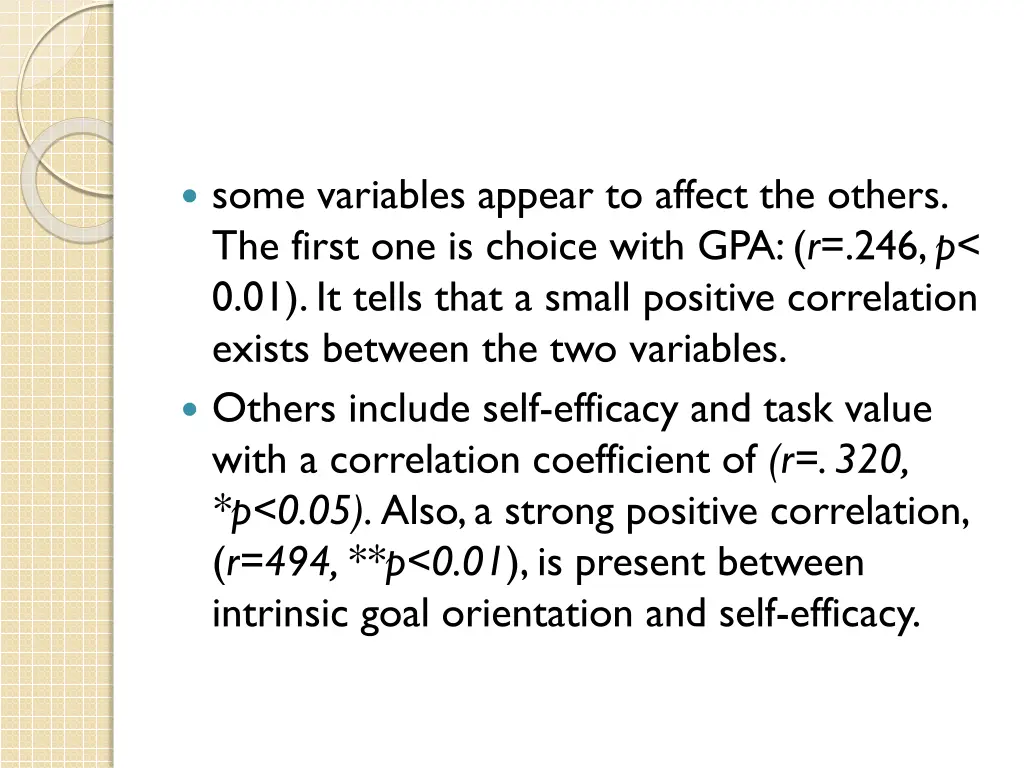 some variables appear to affect the others