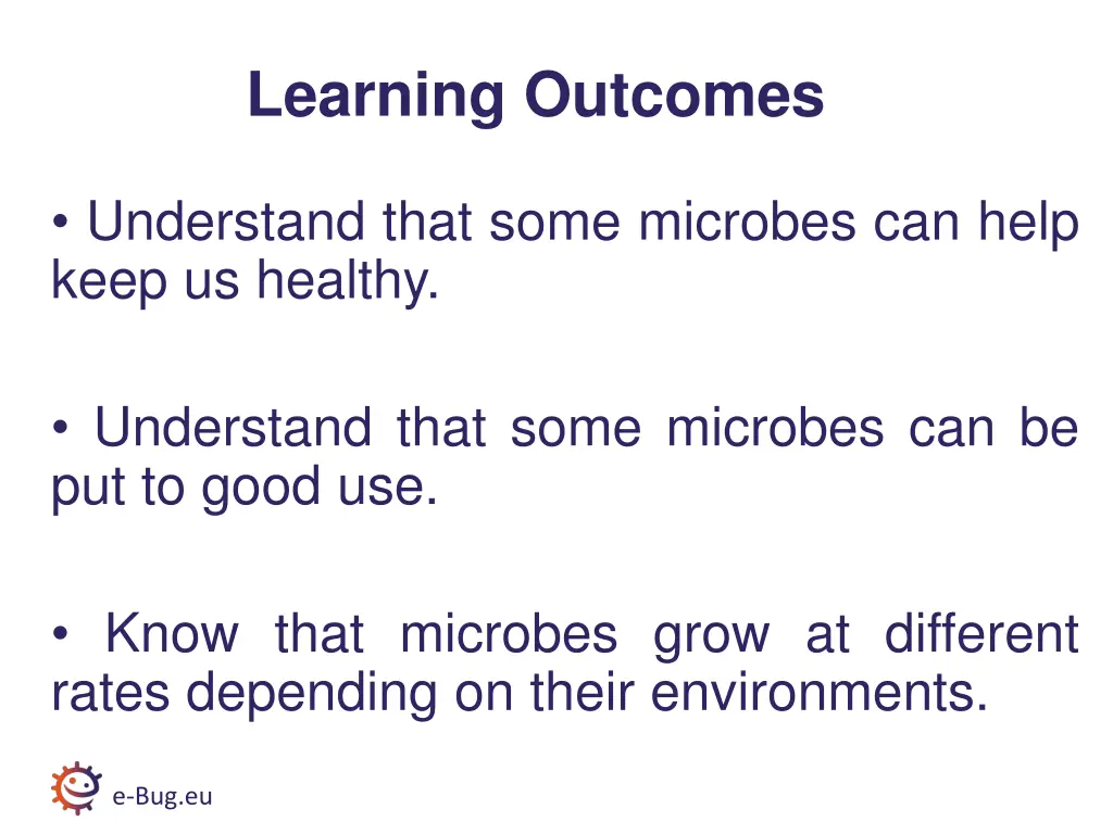 learning outcomes