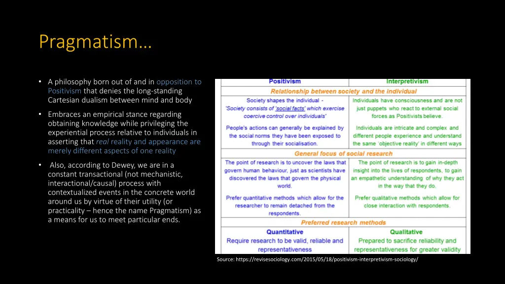 pragmatism