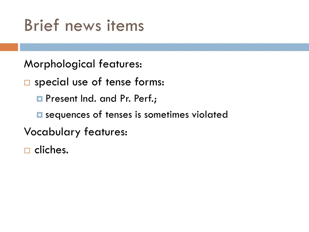 brief news items 1
