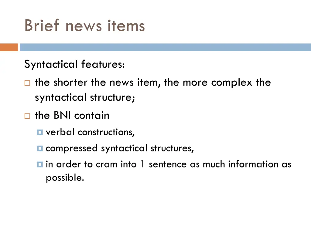 brief news items 2