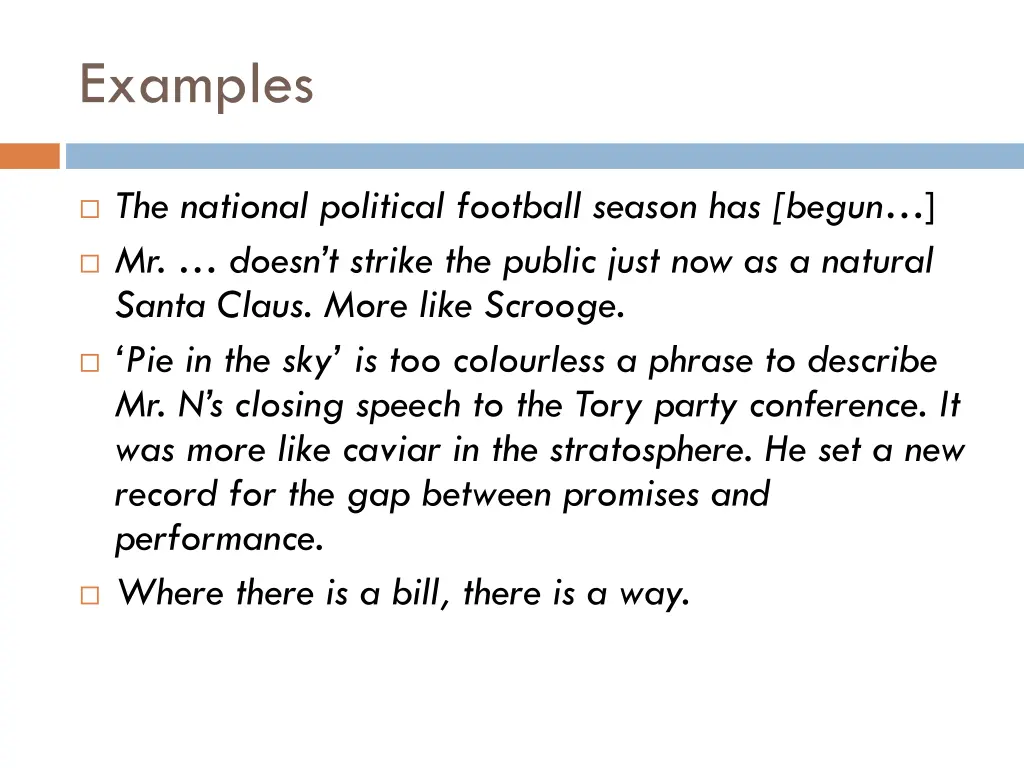 examples