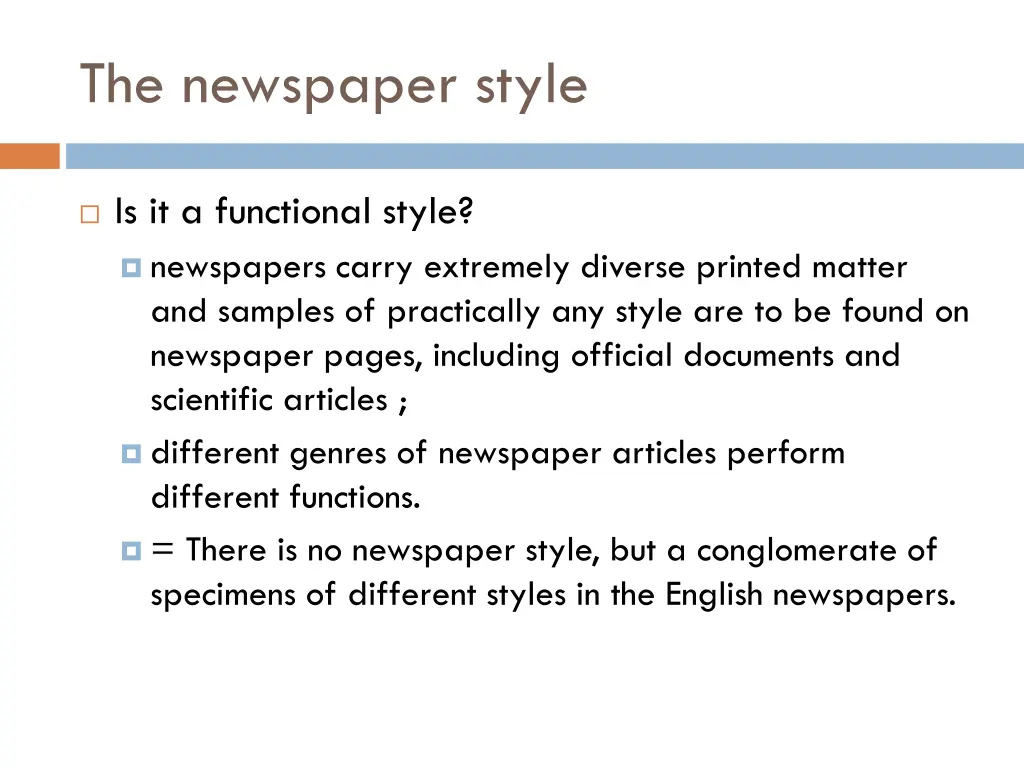 the newspaper style 1