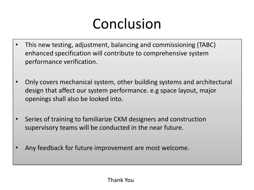 conclusion