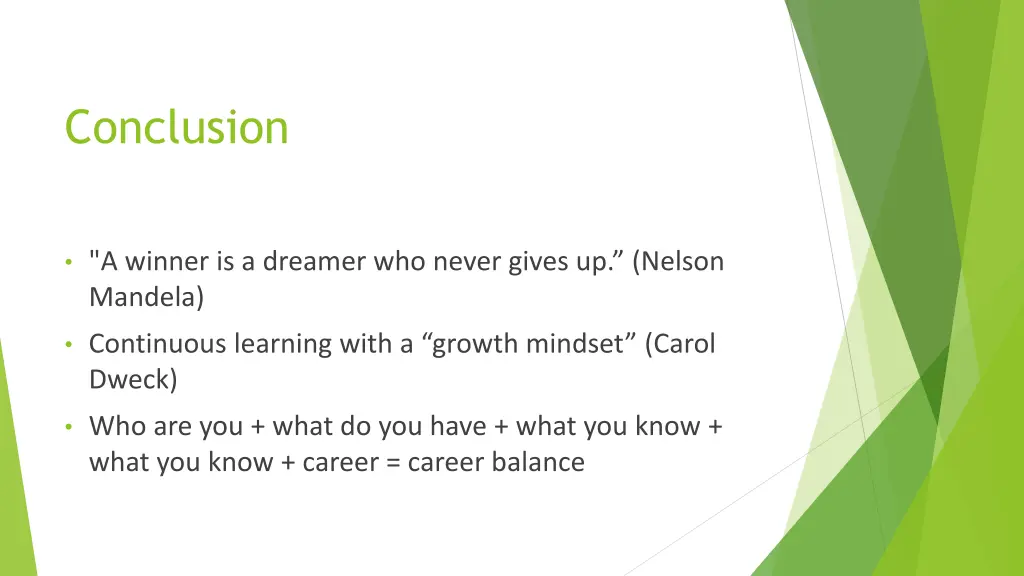 conclusion