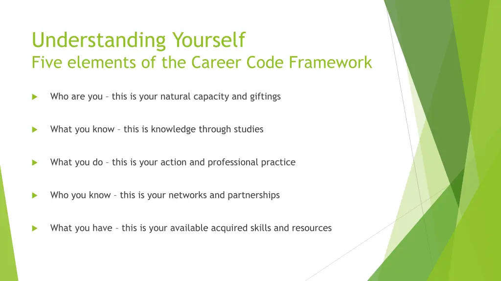understanding yourself five elements